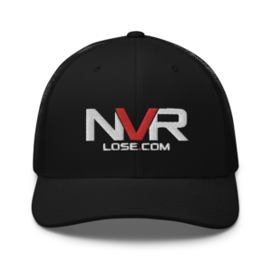 TRUCKER HAT - NVRLOSE.COM LOGO LIMITED EDITION